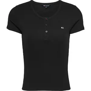 Футболка с коротким рукавом Tommy Jeans DW0DW19502, черный