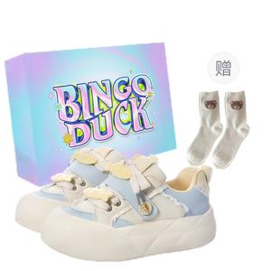 Обувь для скейтбординга женская BINGO DUCK, Blue Brown+Exclusive Shoe Box+Gift Socks