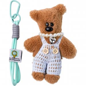 Брелок-ланyard случайного цвета плюшевый кукольный подвес высотой 14см X3COMMUNE