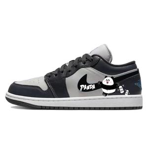 Баскетбольные кроссовки Air 1 Vintage Unisex Low-Top Black Grey Jordan
