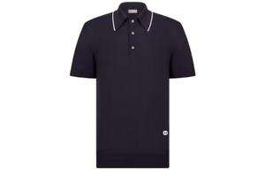 Рубашка поло мужская темно-синяя Dior, темно-синий