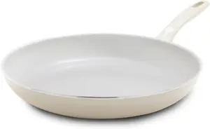 Сковорода GreenPan Dover 30 см, кремово-белый