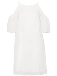 Платье А-силуэта с открытыми плечами Tout A Coup, нейтральный