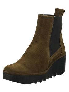 Fly London Кожаные ботинки челси коричневого цвета