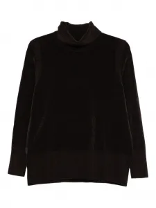 Свитер в рубчик с высоким воротником RRD, красный