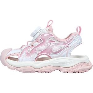 Детские сандалии с нескользящей подошвой и износостойким верхом ABC KIDS, бежевый/розовый