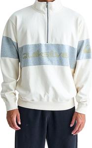 Мужская толстовка QUIKSILVER с большим логотипом, свободного кроя, на молнии до середины груди