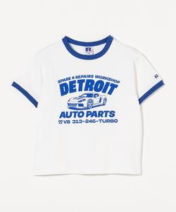 Футболка с принтом «RUSSELL ATHLETIC», размер 100-130 см United Arrows Green Relaxing Label, цвет White