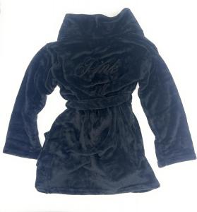 Халат Victoria's Secret PINK Cozy Plush, Black/Black Logo