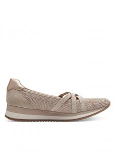 Туфли на плоской подошве Jana, бежевый