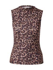 Топ VILA VILeoa, цвет Brown/Cappuccino