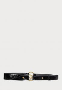 Ремень Lauren Ralph Lauren LEATHER TOGGLE SKINNY BELT, Black