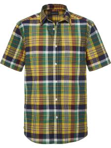 Удобная рубашка на пуговицах BABISTA, зеленый