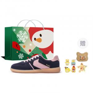 Против скольжения износостойкие низкие скейтерские кеды Back to Back для женщин черный розовый Kappa, темно-синий/белый Pink[Festival Shopping Bag]