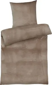 Постельное белье Cashmere Touch 155x220 см, теплое зимнее постельное белье Nougat Carpe Sonno