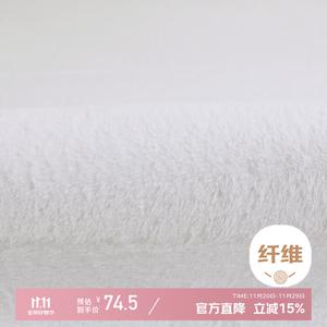 Xinglianxin Ковер 60х160 см из искусственного кроличьего меха для спальни/гостиной, моющийся, белый, короткий ворс