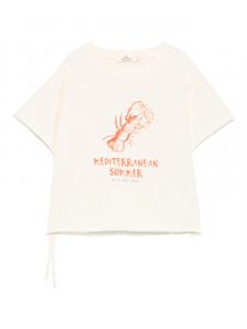 Рубашка с принтом Andorine, нейтральный