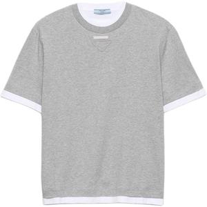 Футболка Women's Heather Gray PRADA, серый