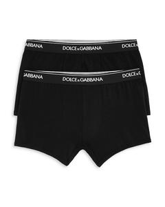 Боксеры с логотипом Dolce & Gabbana, упаковка из 2 шт, черный