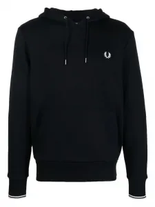 Худи с вышитым логотипом Fred Perry, синий