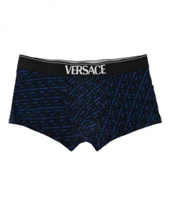 Боксерские трусы без шнурков Versace, синий