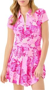 Женское платье Alona Upf 50+ Lilly Pulitzer, Parigi Pink Supporting Squad