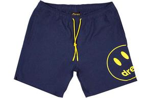 Коллекция Smiley Повседневные шорты унисекс темно-синие Drew House, синий