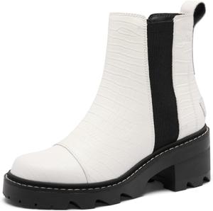 Женские ботинки SOREL Joan Now Chelsea, Sea Salt, Black