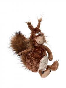 Мягкая игрушка-белка, Лесной флаер, Город зверей, коричневый/беличий