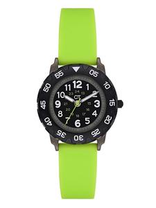 Cool Time Кварцевые часы в салатово-черном цвете