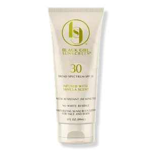 Увлажняющий солнцезащитный лосьон SPF 30 Black Girl Sunscreen, Vanilla