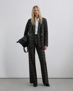 Женский клетчатый блейзер с лацканами Scalpers, мультиколор