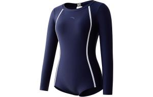 Купальник слитный женский темно-синий Anta One-piece