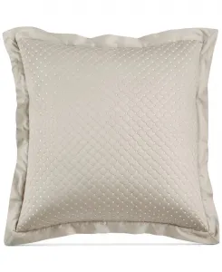 Стеганая хлопковая наволочка, евроразмер Charter Club, Parchment