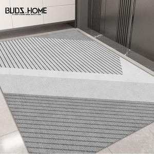 Budis Ковер 100х120 см для прихожей, нескользящий, износостойкий, легко чистится, Secret Realm Gray 05