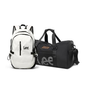 Lee Оксфордский рюкзак унисекс бежево-черный, Backpack+Travel Bag 3