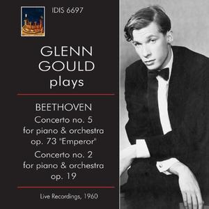 Диск CD Beethoven Concerto No. 5 Op. 73 "Emperor"; Concerto No. 2 Op. 19 - Ludwig van Beethoven, Glenn Gould