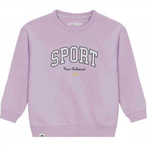 Свитшот Children Aged 3 7 Years Old New Balance, светло-фиолетовый