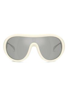 Moncler Eyewear солнцезащитные очки Cloche, белый