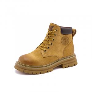 PLO CART Жёлтые короткие ботинки Martin унисекс, цвет Yellow Boots, Women's