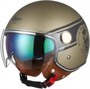 Шлем мотоциклетный Shizicong Vespa, хаки