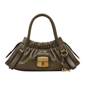 MARC JACOBS Сумка из кожи наппа малая женская оливковая