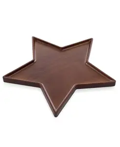 Поднос в форме звезды Toscana, brown