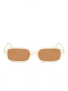 Солнцезащитные очки в прямоугольной оправе Miu Miu, белый