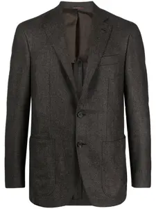 Шерстяной пиджак Canali, коричневый