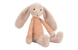 Кролик Jumble Bunny Warm Heart из коллекции Bunny Collection плюшевая кукла высота 34 см в сидячем положении JELLYCAT