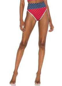 Emmy Bottom In Patriotic Polka Dot Beach Riot, Patriotic Polka Dot