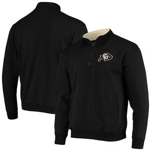 Мужская черная куртка quarter-zip с логотипом colorado buffaloes tortugas Colosseum