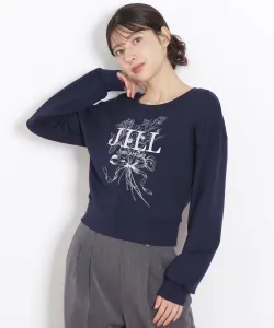 Толстовка с вышитым логотипом «Букет из лент» Jill By Jill Stuart, цвет Navy