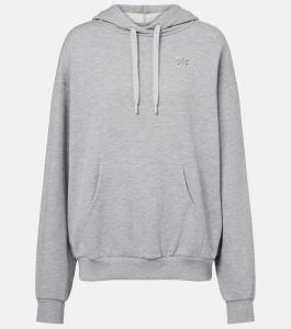 Акколейд худи из хлопкового френч терри Alo Yoga, Heather Grey